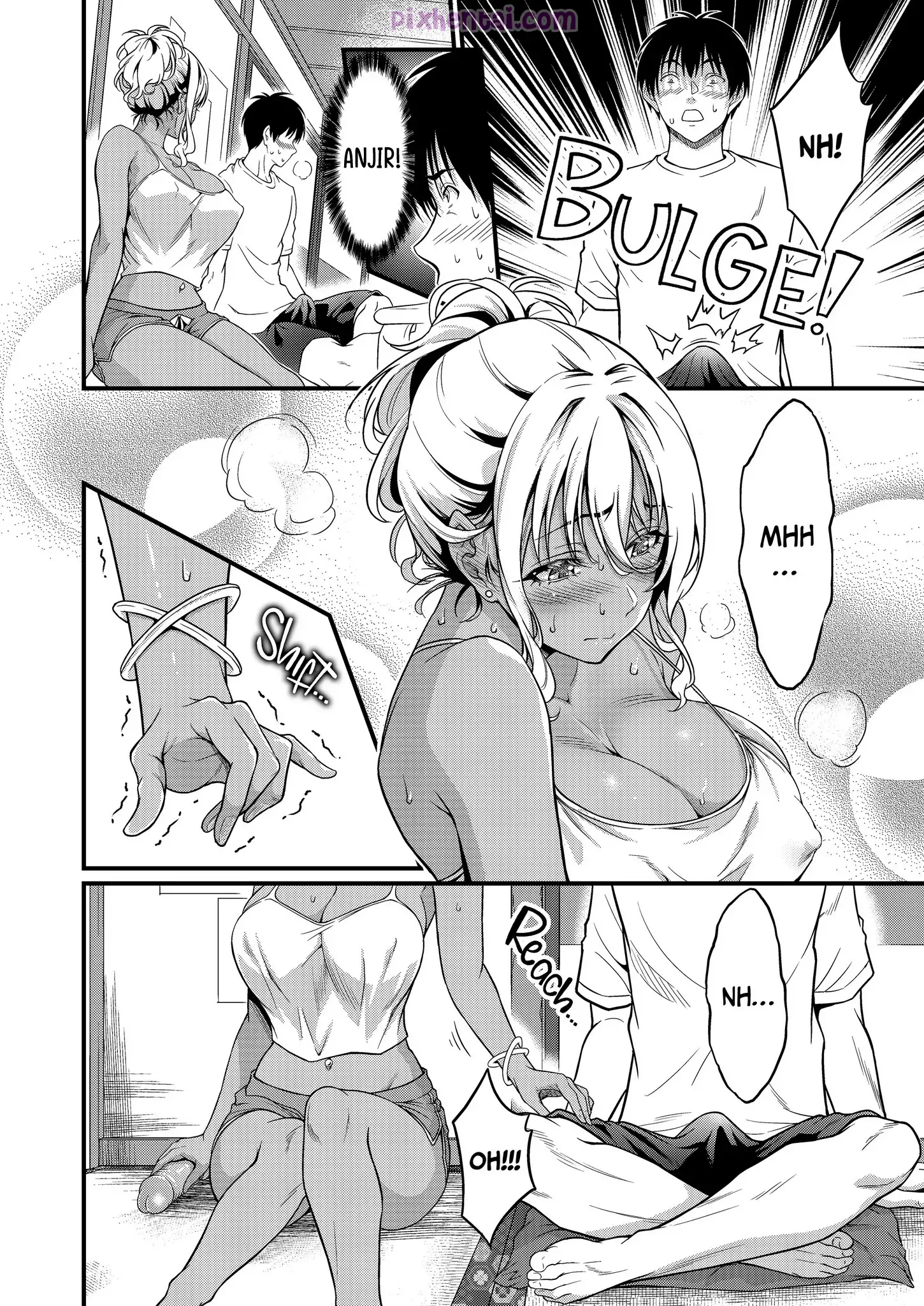Komik hentai xxx manga sex bokep Yojouhan Ikken Apart de Komochi Dosukebe Rinjin to Asedaku Noukou na Otsukiai 13